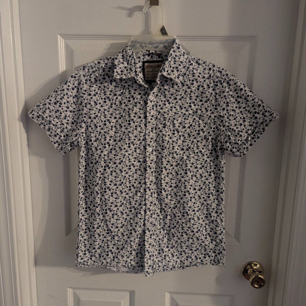 Hudson & Barrow mend button down shirt -small